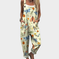 Comfortable Printed Overall | Light Green