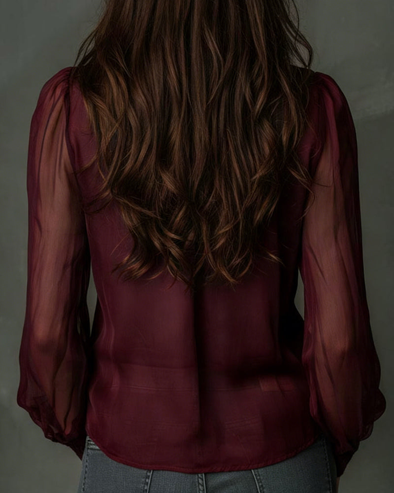 Jacky 1/2 Zip Blouse