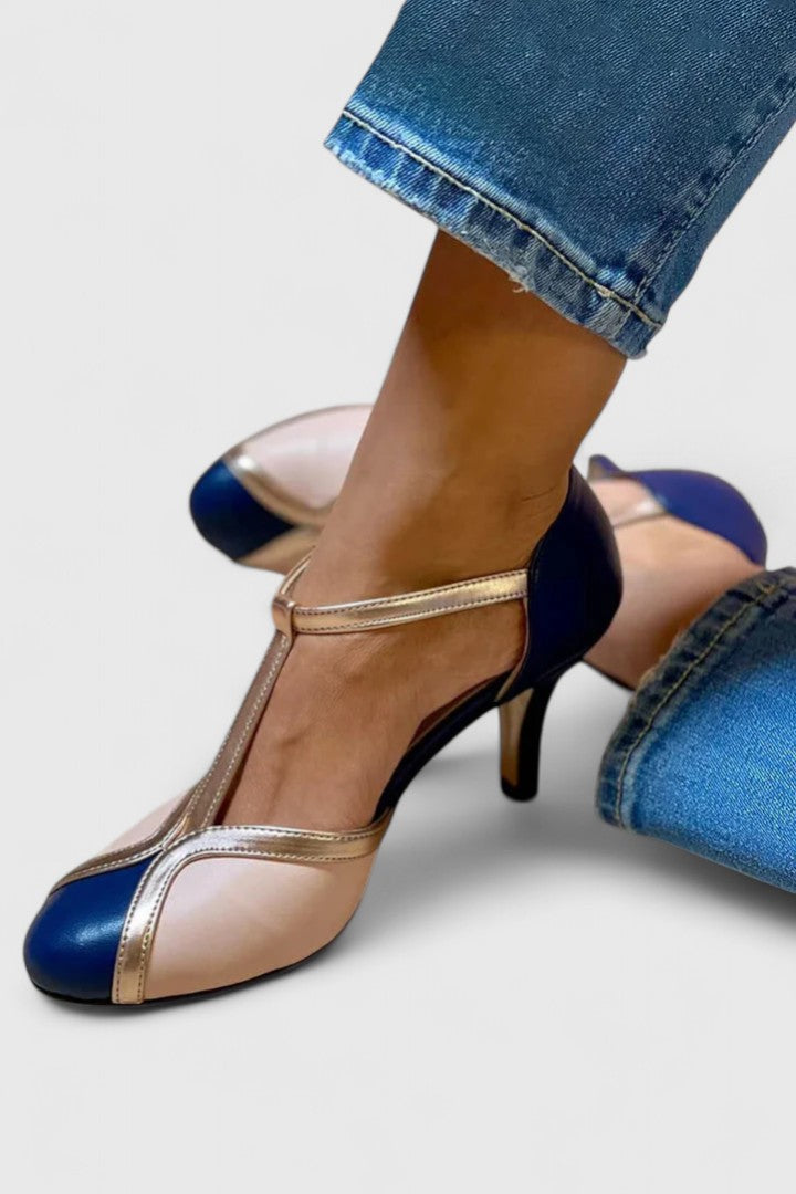 Tazariah | Women's T-Strap Block Heel Sandals