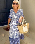 Caroline | Elegant Airy Floral Dress
