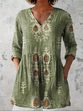 Elise | Long V-Neck Blouse