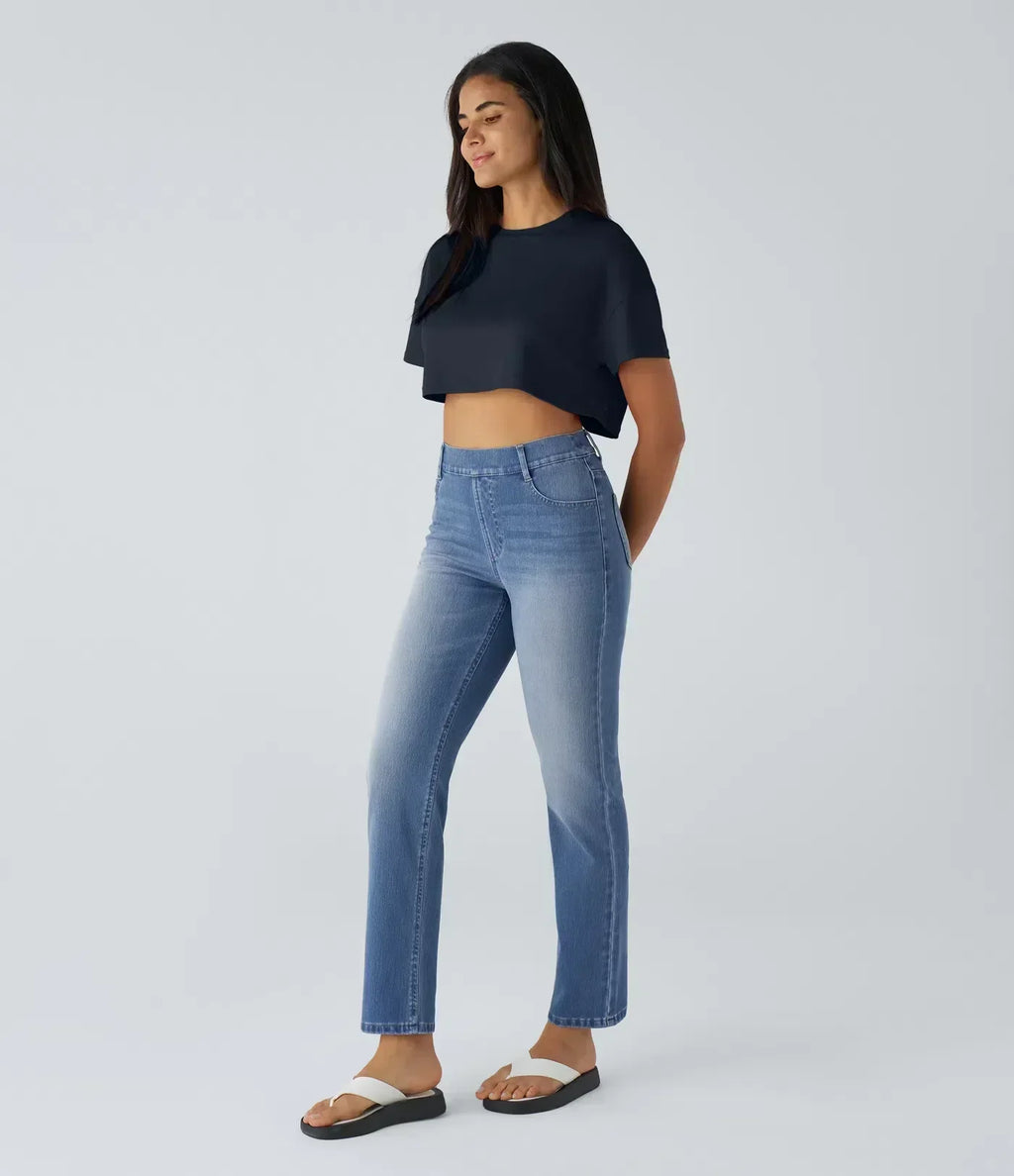 ComfortFit | Elastic High-Waist Pants