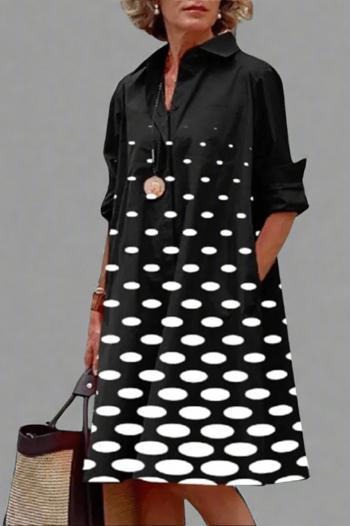 Faith | Black Elegant Midi Dress