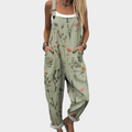 Comfortable Printed Overall | Green