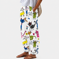 Kitty | Happy Cats Print Pants