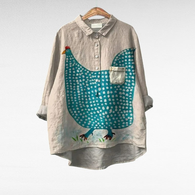 Hayley | Fun Pattern Blouse