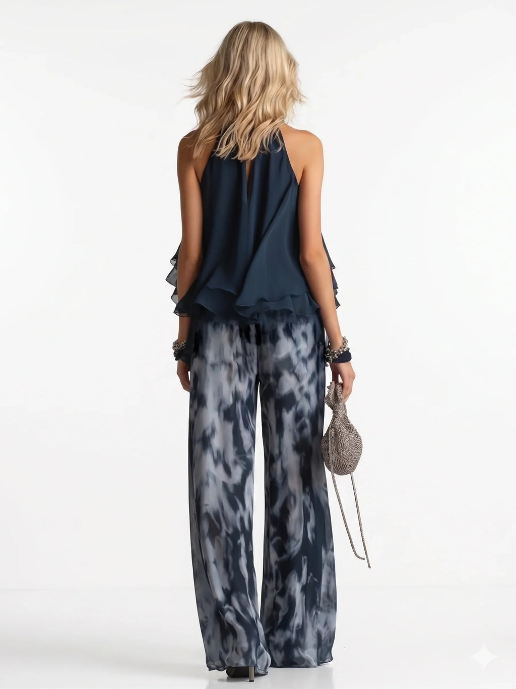 Celeste | Elegant Chiffon Set
