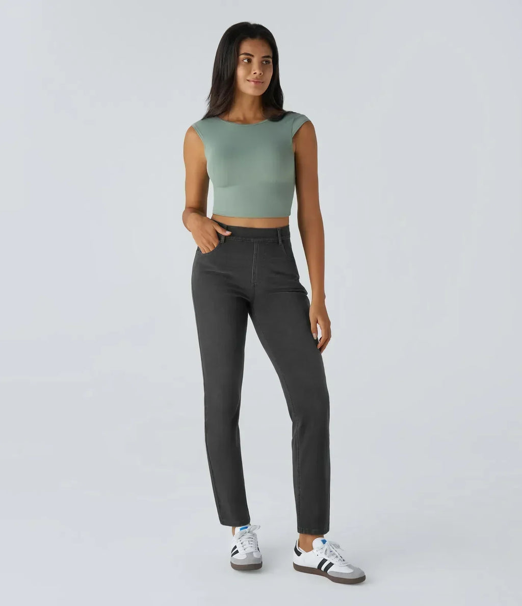 ComfortFit | Elastic High-Waist Pants