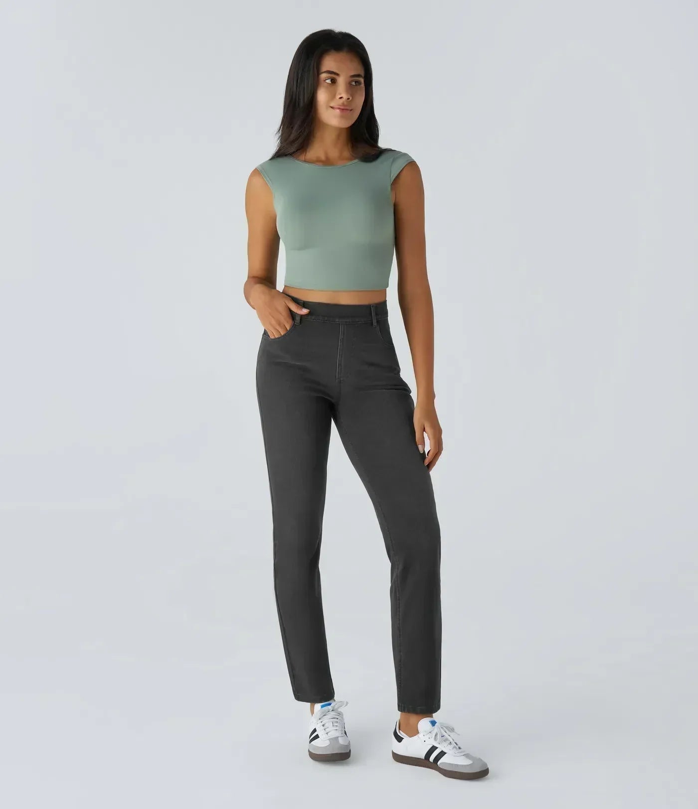 ComfortFit | Elastic High-Waist Pants