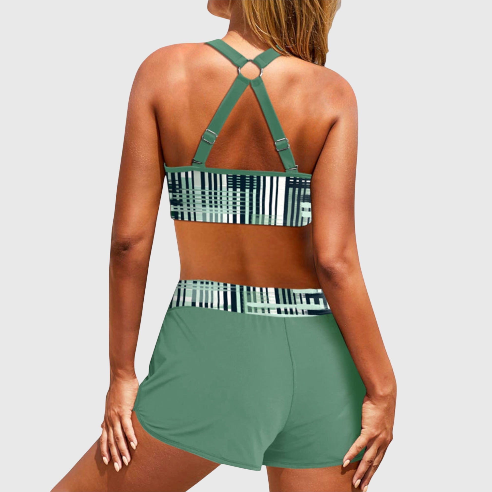 Janelle | High-Waisted Ribbed Bikini