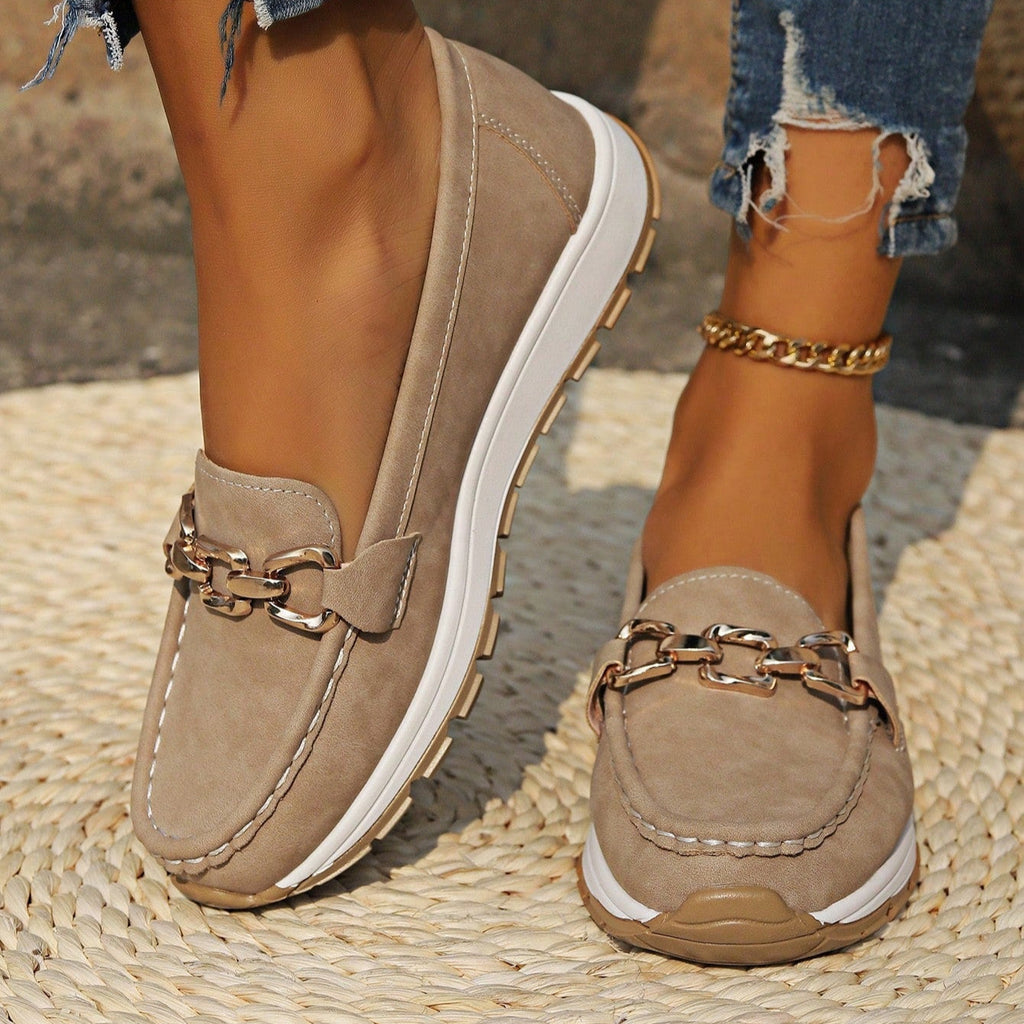 Ella | Orthopedic Flat Buckle Loafers
