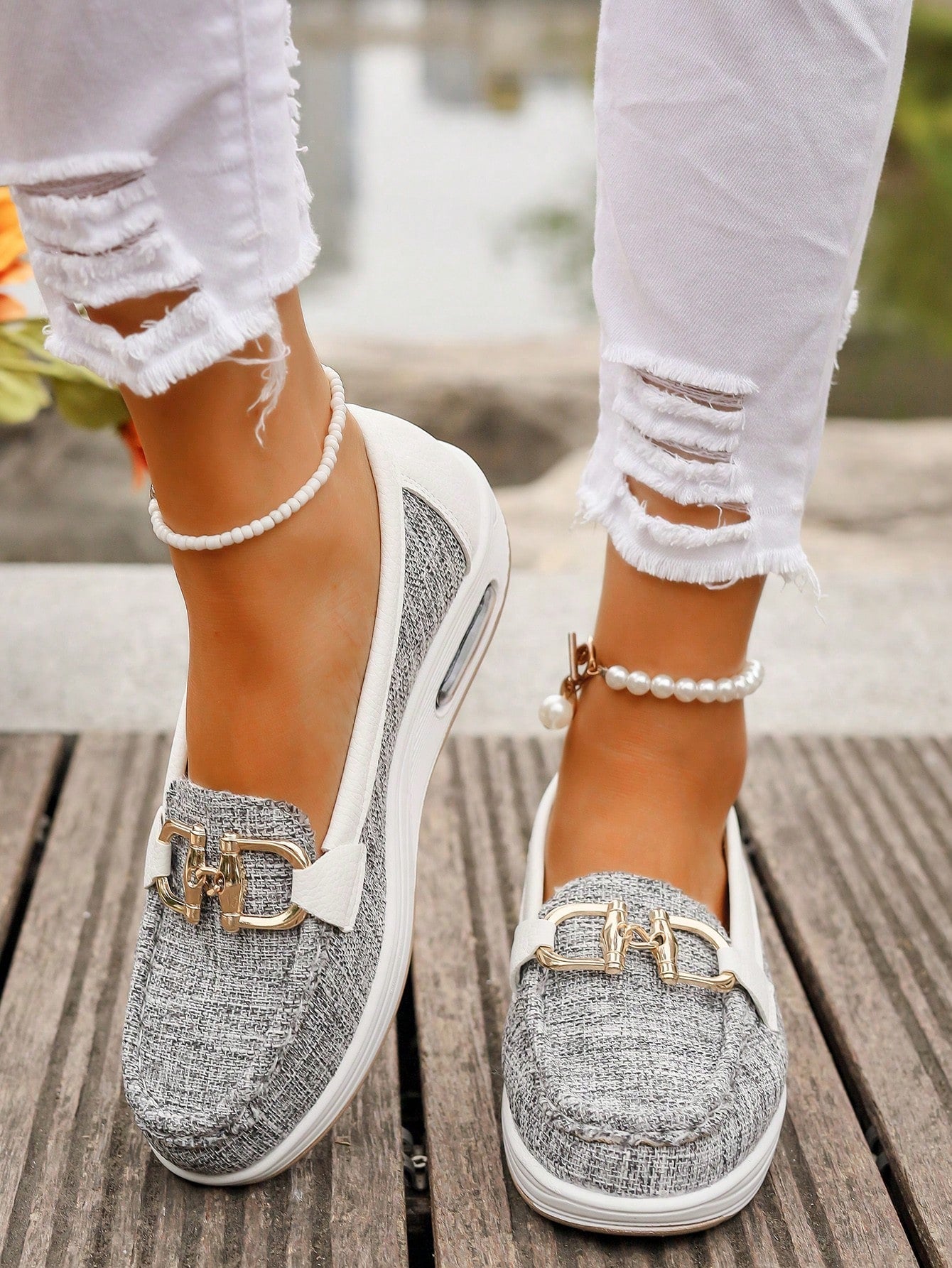 Elly | Chic Buckle Loafers