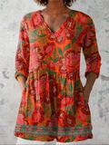 Marion | Long V-Neck Blouse