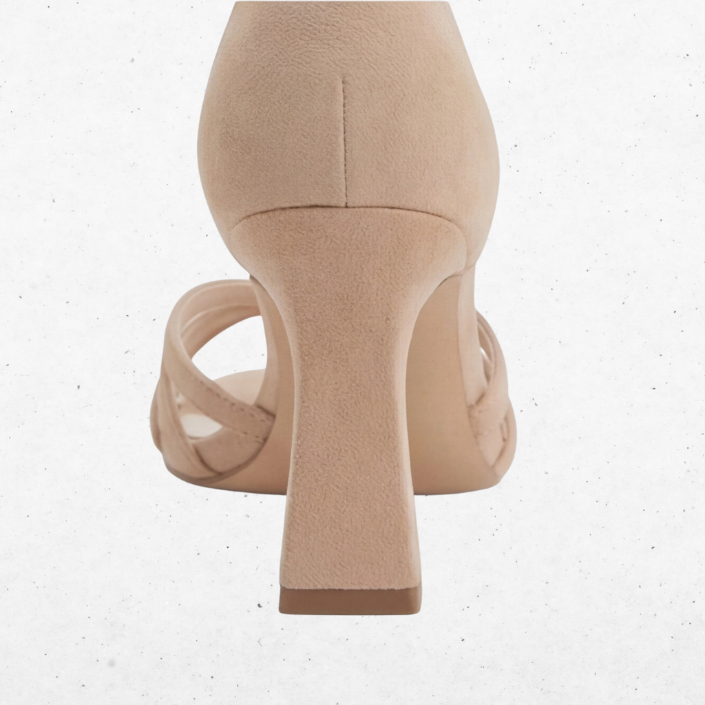 Orlissa | Women's Open Toe Block Heel Pumps