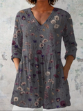 Audrey | Long Sleeve V-Neck Blouse