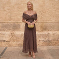 Sienna | Geometric Flowing Dress