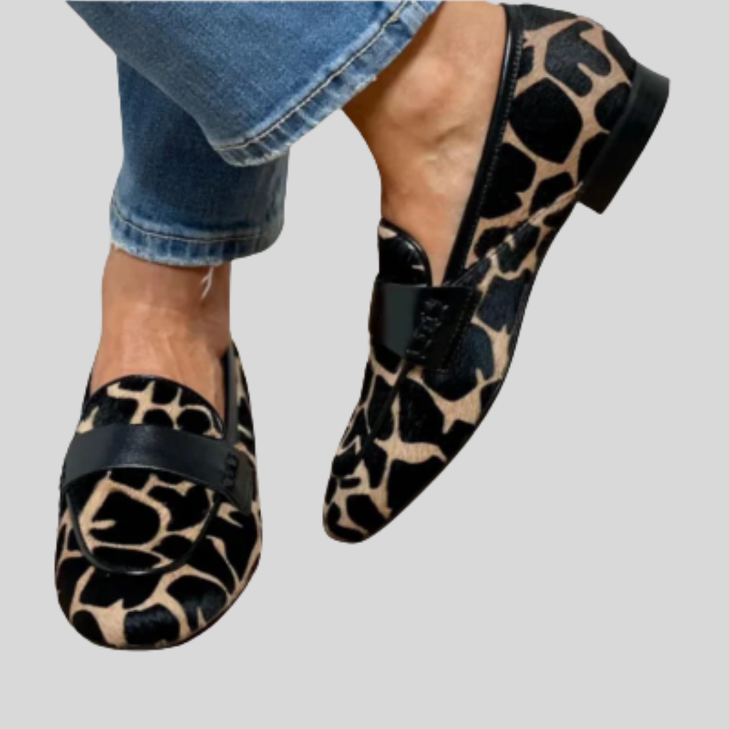 Katie | Leopard Print Loafers