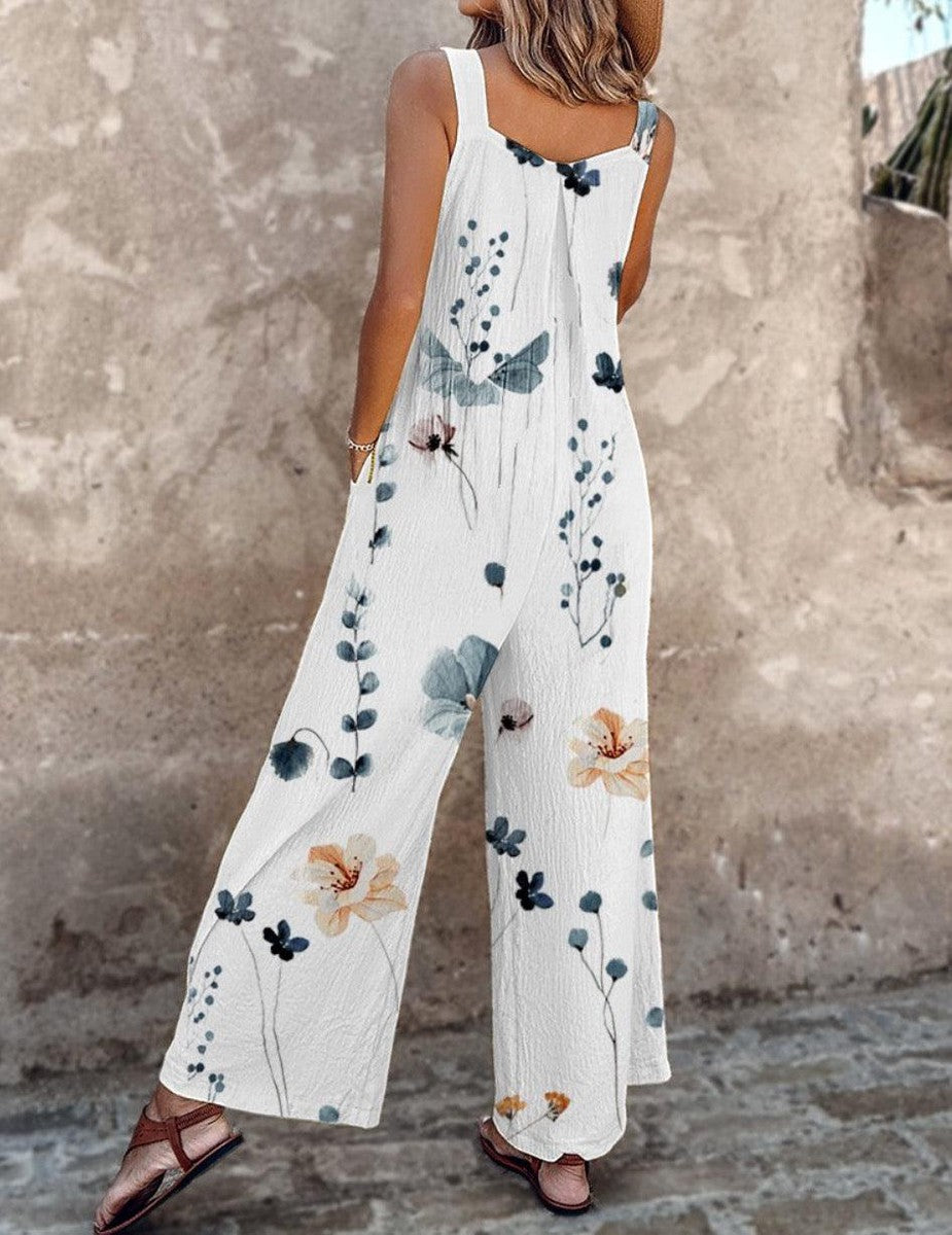Comfortable Printed Overall | Multicolor
