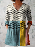 Valerie | Long V-Neck Blouse