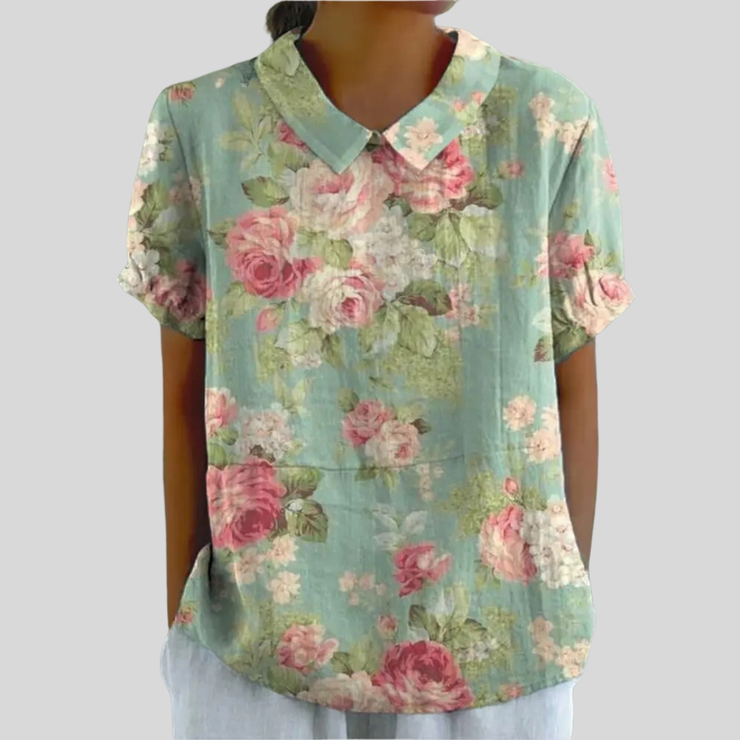 Bonnie | Vintage Floral Blouse