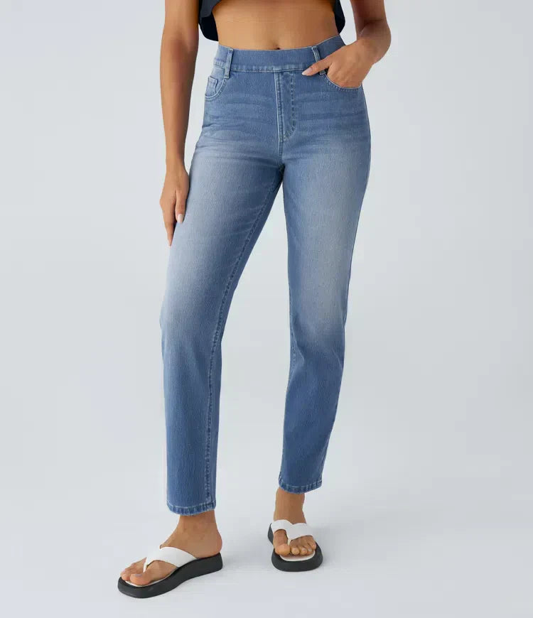 ComfortFit | Elastic High-Waist Pants