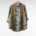 Dixie | Retro Floral Blouse