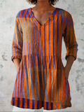 Nadia | Long V-Neck Blouse