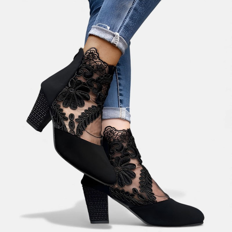 Norene | Women's Wide Width Open Toe Block Heels