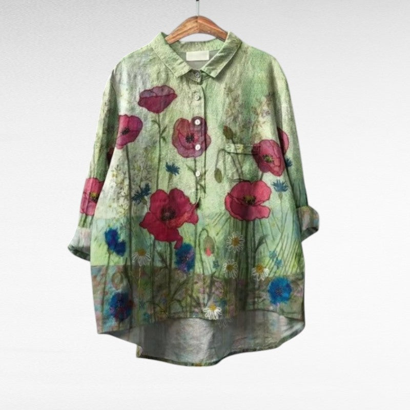 Brynn | Country Floral Blouse