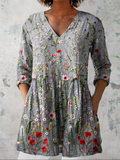Amelie | Long V-Neck Blouse