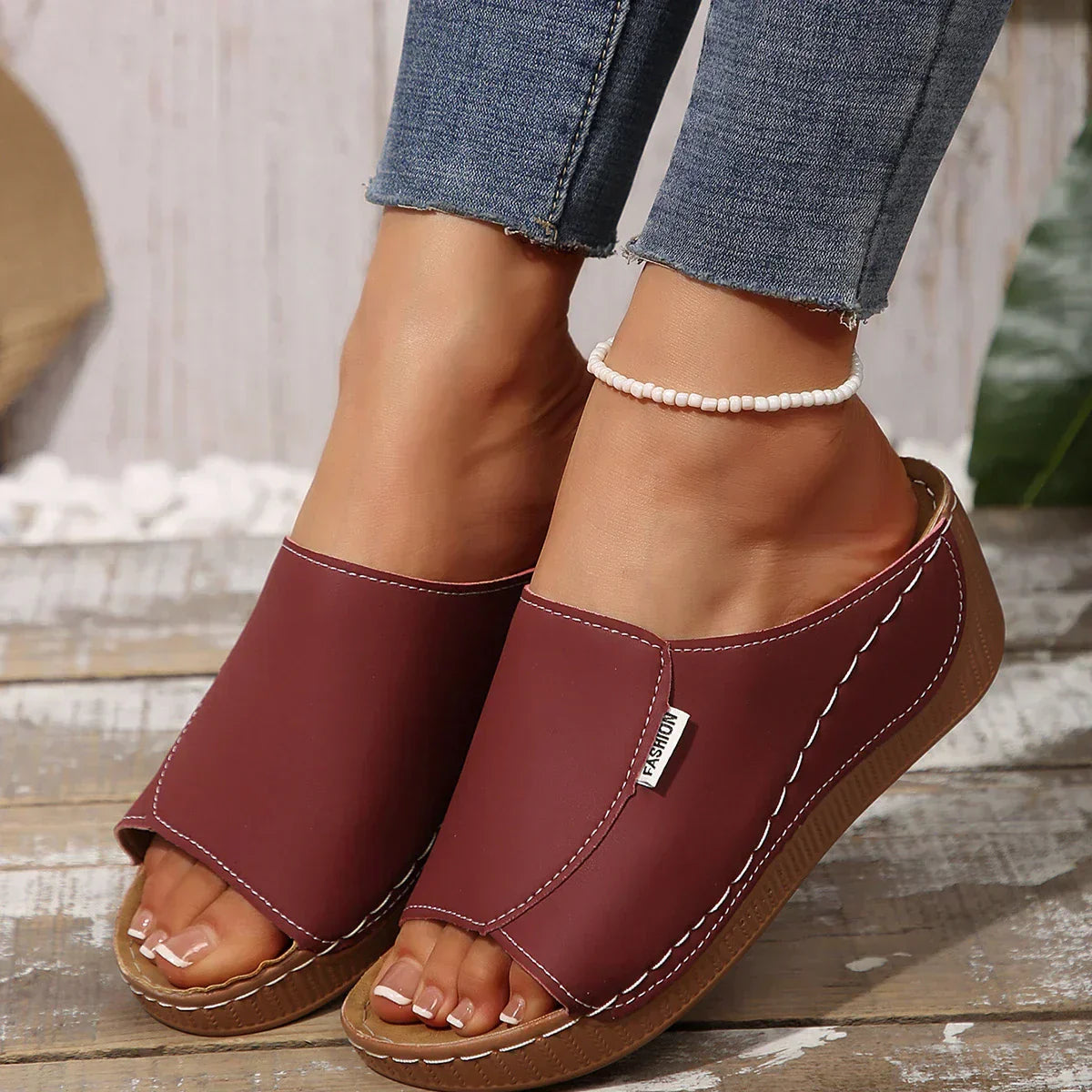 Ella | Slip-On Platform Sandals