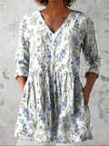 Jeanne | Long V-Neck Blouse