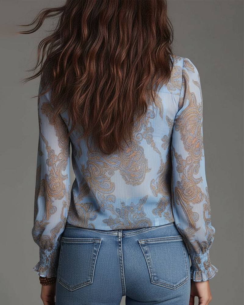 Kim 1/2 Zip Blouse