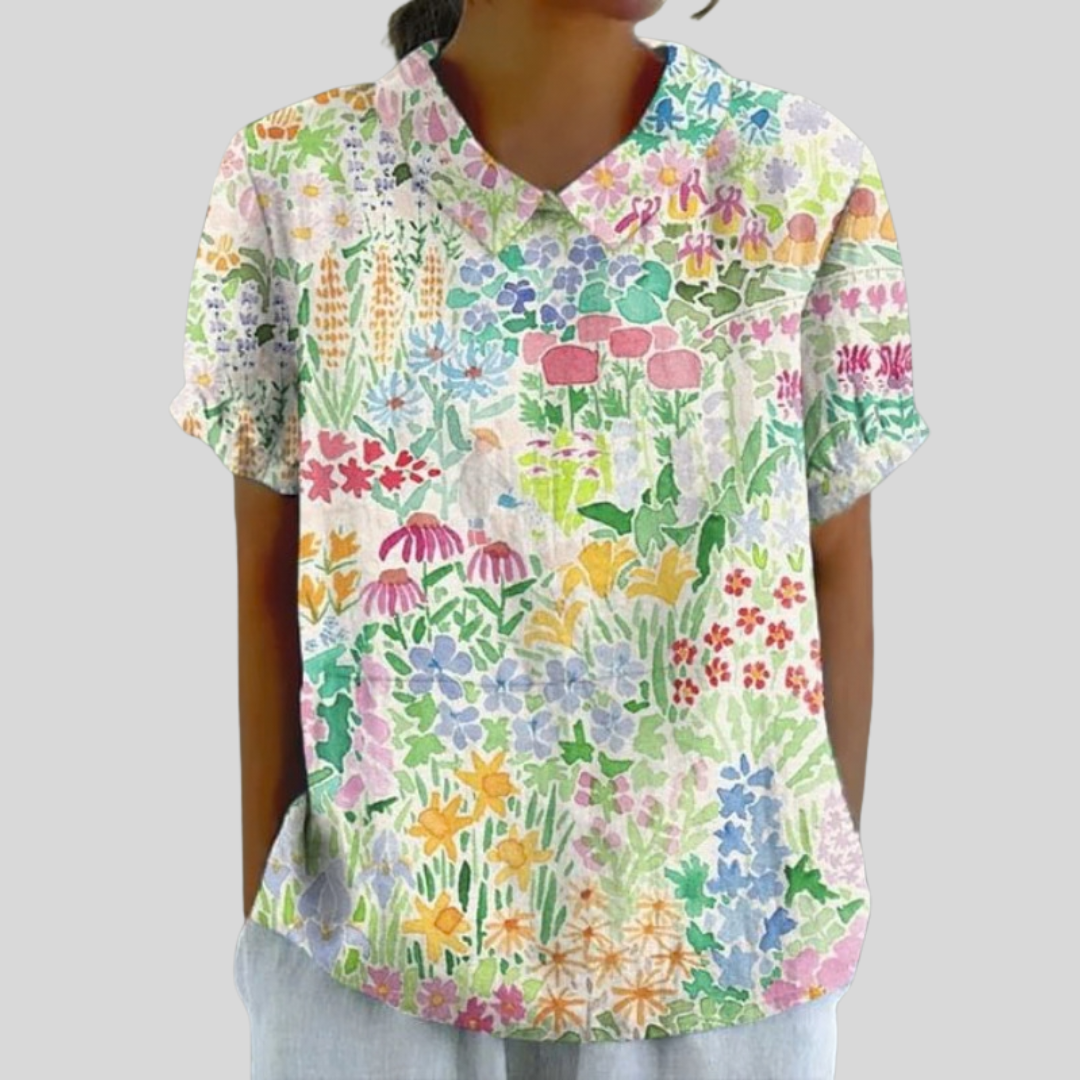 Summer | Colorful Garden Blouse