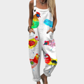 Comfortable Printed Overall | Multicolor