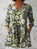 Elodie | Long V-Neck Blouse