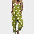 Comfortable Printed Overall | Green