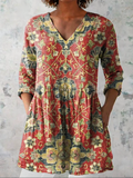 Lea | Long V-Neck Blouse