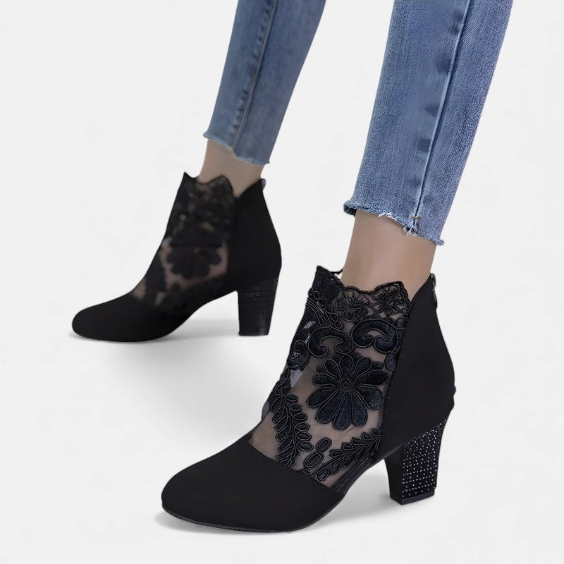 Norene | Women's Wide Width Open Toe Block Heels