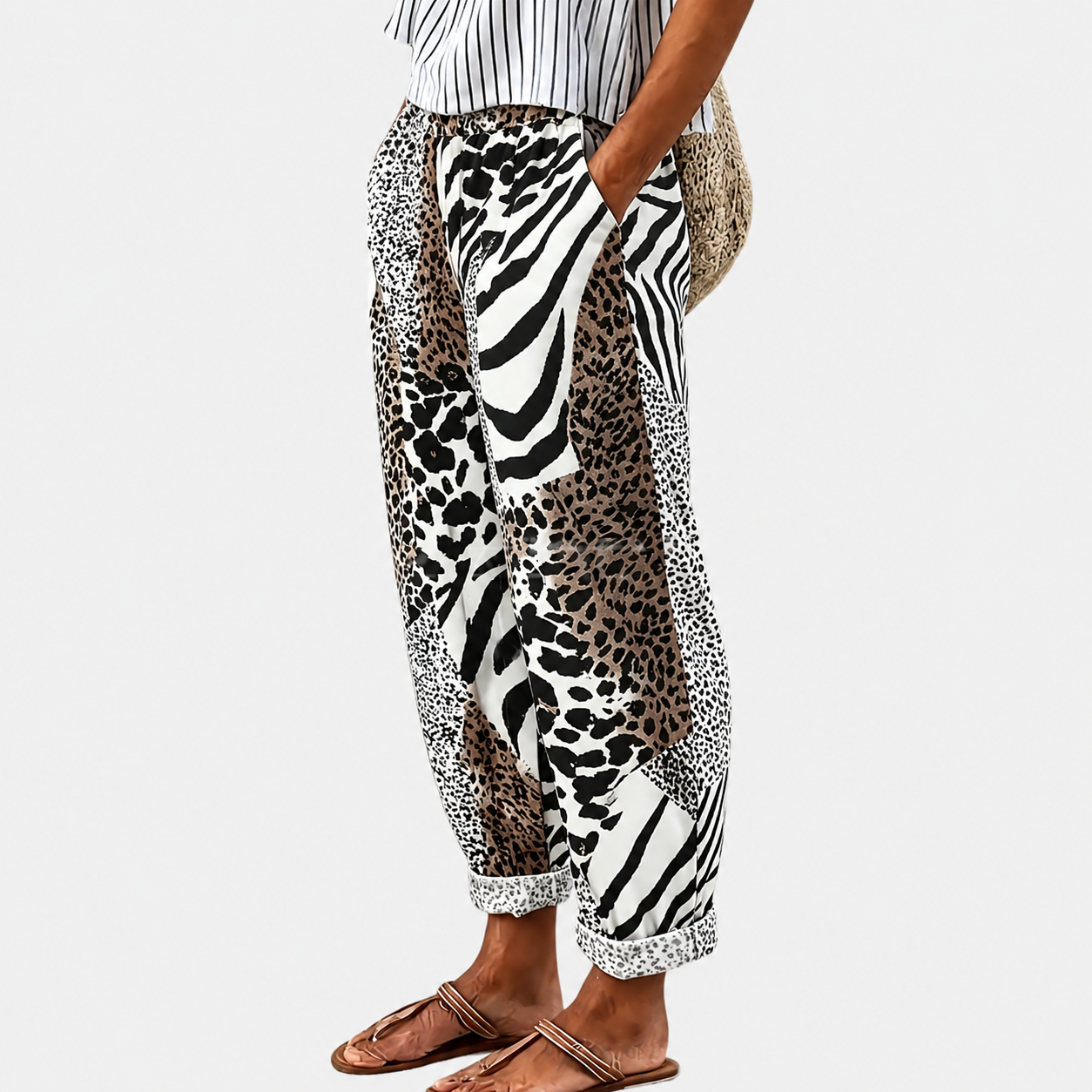 Pantalon Safari Chic