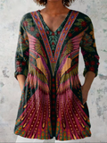 Manon | Long V-Neck Blouse