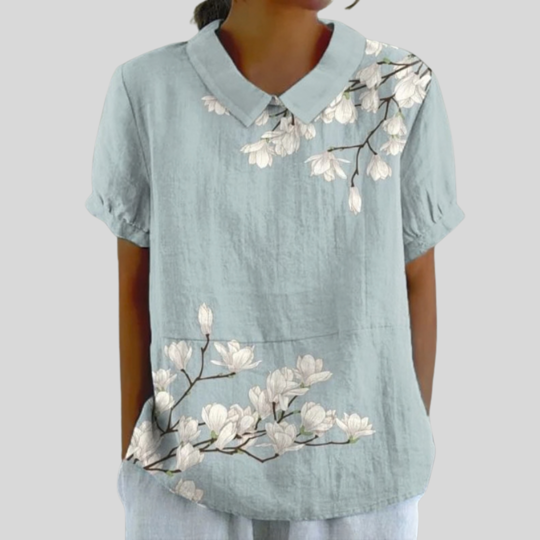 Aurora | Positioned Floral Blouse