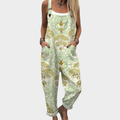 Comfortable Printed Overall | Green
