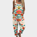 Comfortable Printed Overall | Multicolor