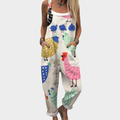 Comfortable Printed Overall | Multicolor