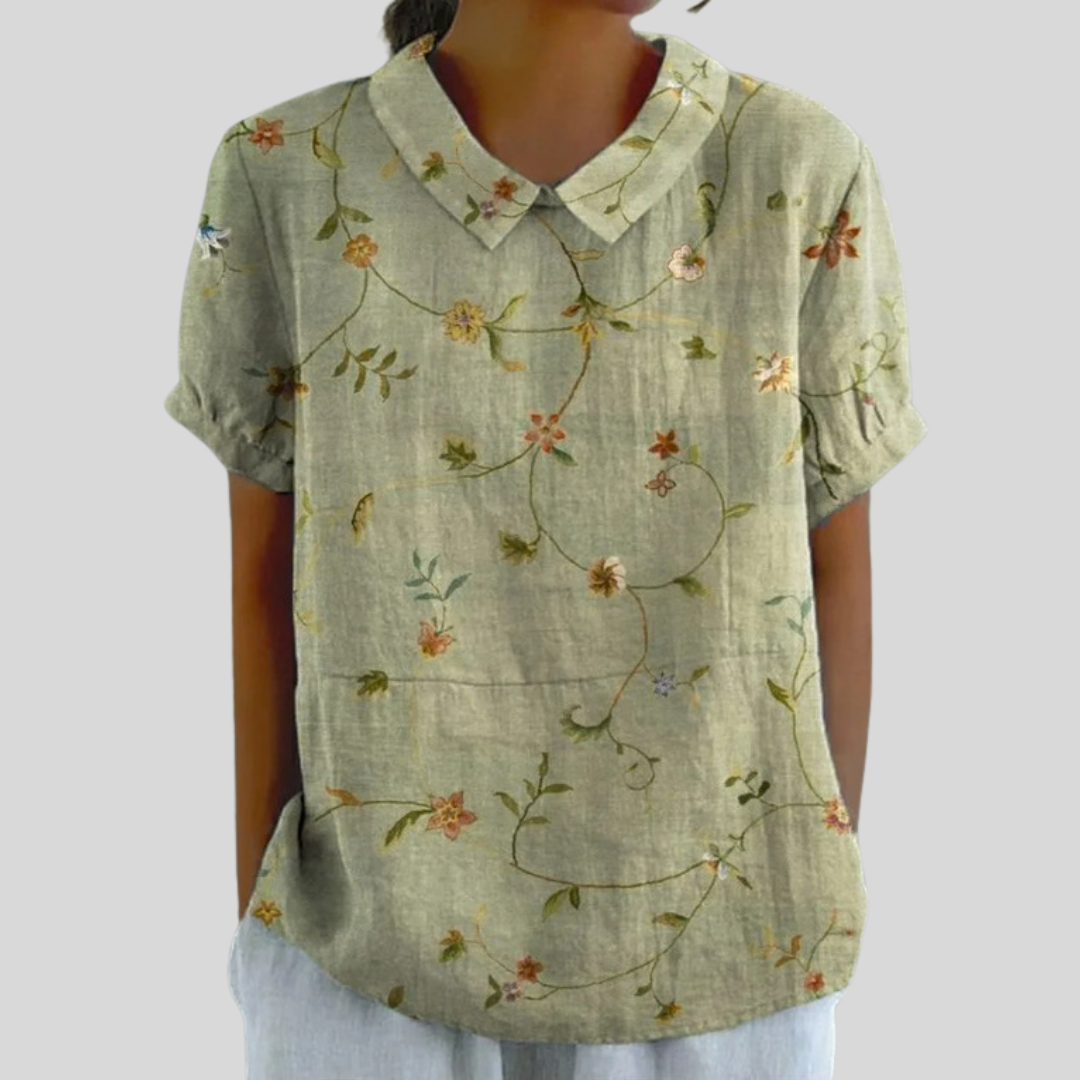 Isabelle | Country Floral Blouse