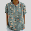 Elora | Aligned Floral Blouse