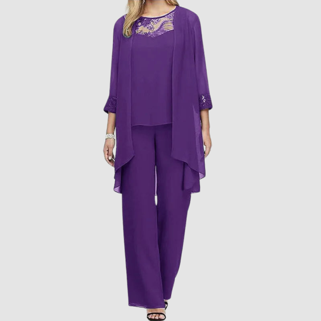 Iva | Elegant Three-Piece Coordinated Set