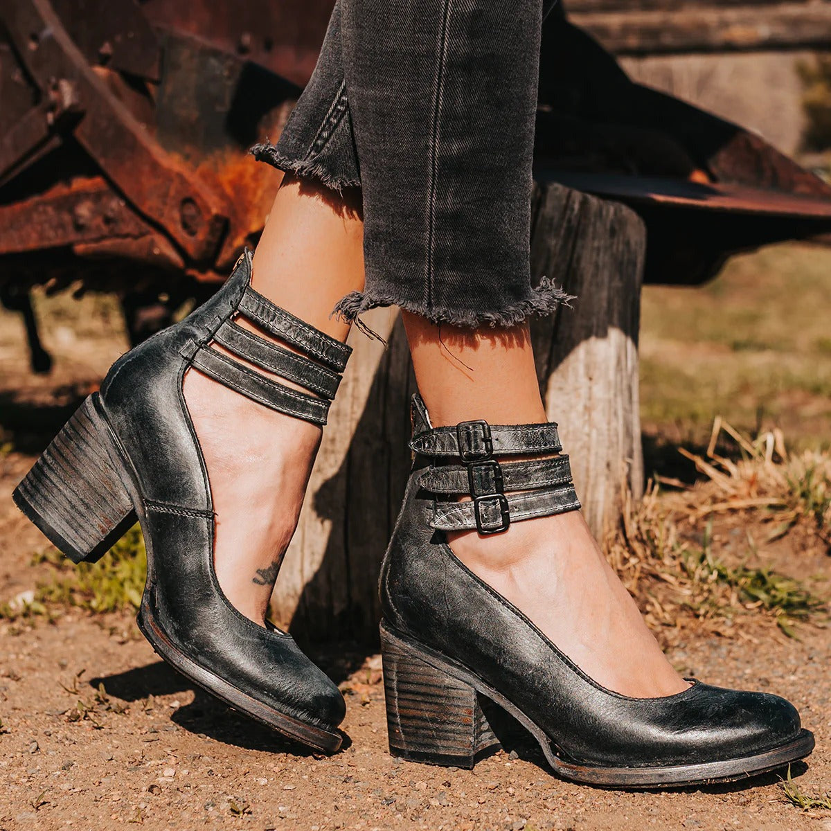 Nina | Women's Strappy Block Heel Sandals