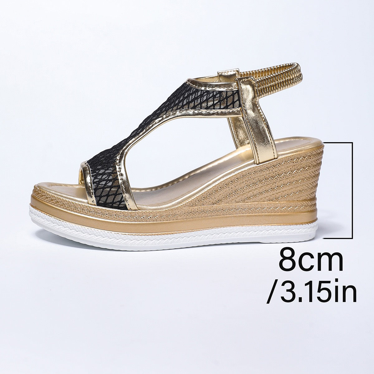 Hailey | Ergonomic Mesh Wedge Sandal